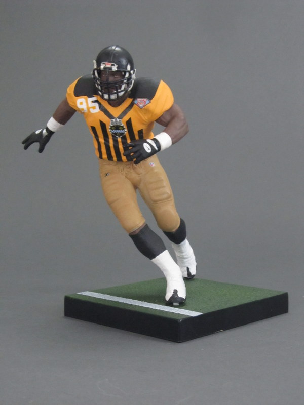 MCFARLANE TROY POLAMALU ELITE SERIES 2 THROWBACK JERSEY STEELERS