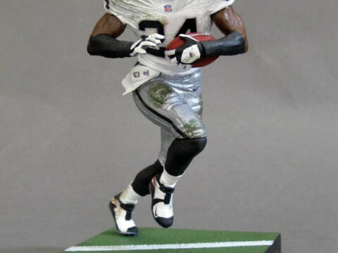 CHARLES WOODSON #24 MCFARLANE SERIES 25 RAIDERS PROTOTYPE CHASE SILVER CL  0/1000