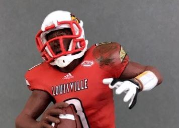 Louisville Cardinals Football Personalized Name Air Jordan 13