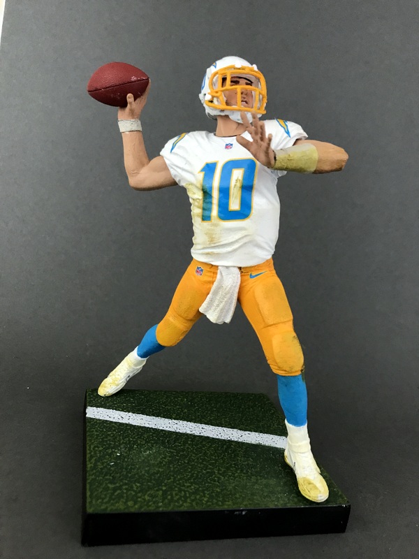Justin Herbert Los Angeles Chargers # 10 Series 2 Jumbo SqueezyMate NFL  Figurine